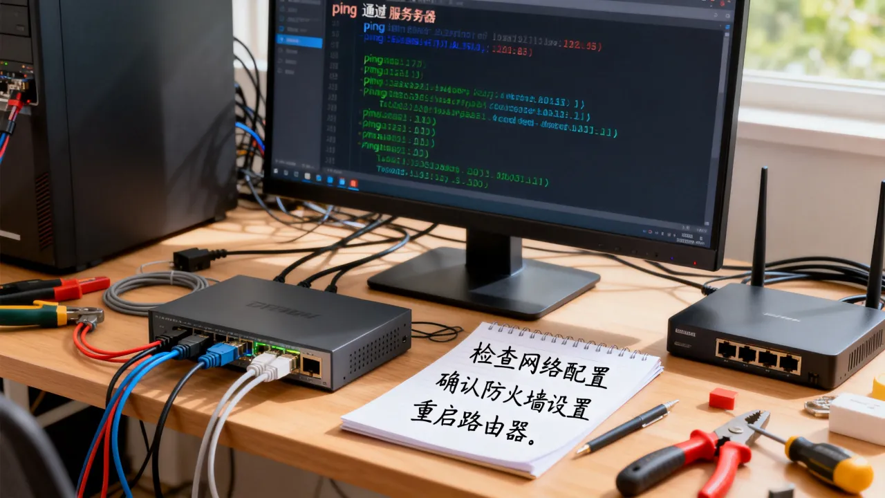 为什么服务器ping通了但还是连不上网，服务器ping通连不上网怎么办