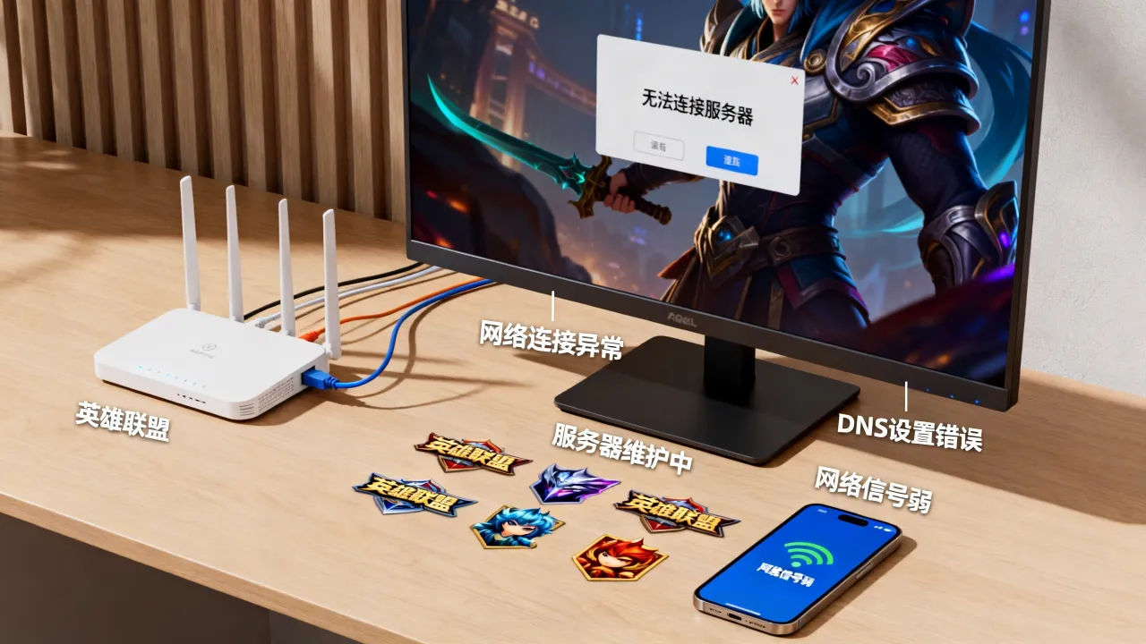 玩lol为什么无法连接服务器失败，解决英雄联盟连接服务器失败的常见原因