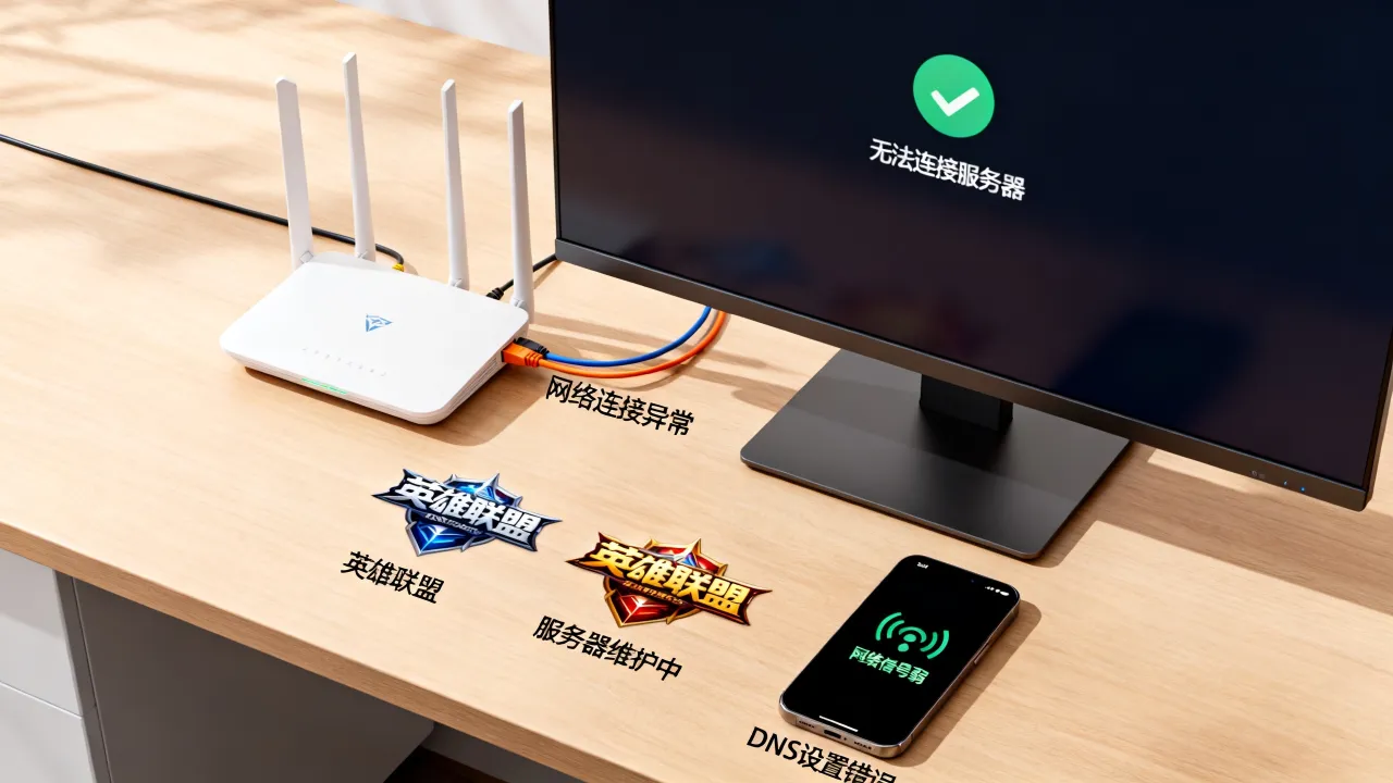 玩lol为什么无法连接服务器失败，解决英雄联盟连接服务器失败的常见原因