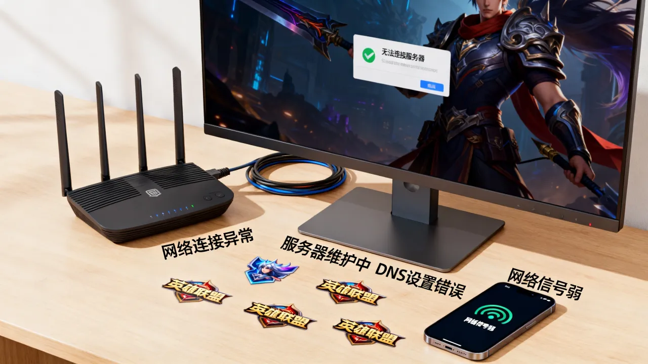 玩lol为什么无法连接服务器失败，解决英雄联盟连接服务器失败的常见原因