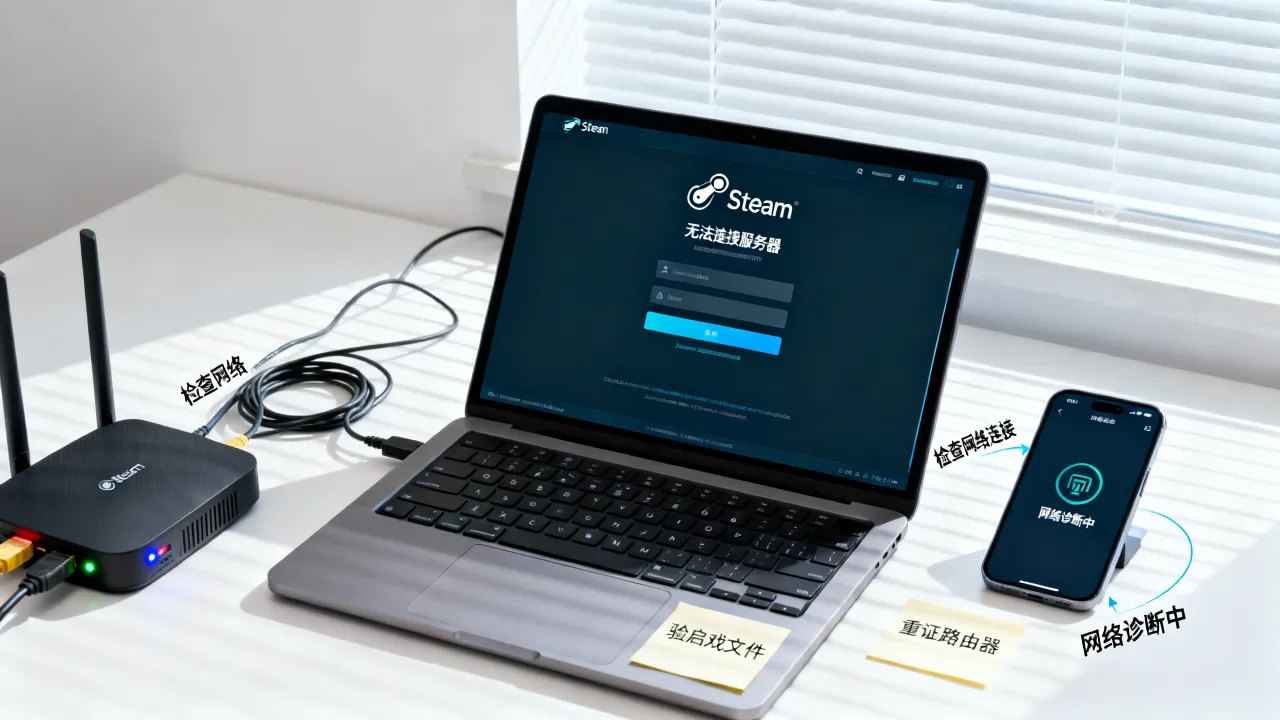 Steam为什么无法连接服务器，连接失败怎么解决