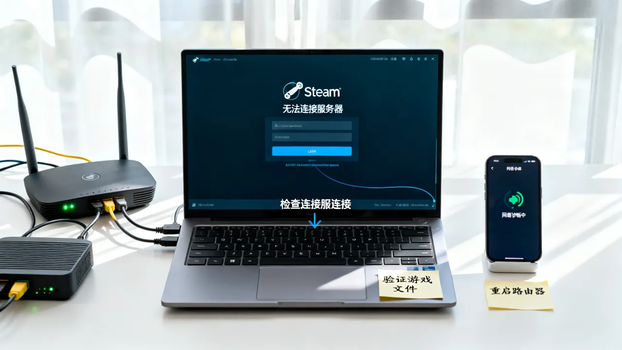 Steam为什么无法连接服务器，连接失败怎么解决