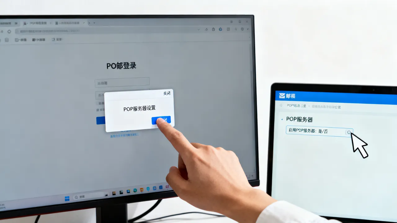 登录邮箱为何弹出POP服务器，怎么彻底关闭弹窗