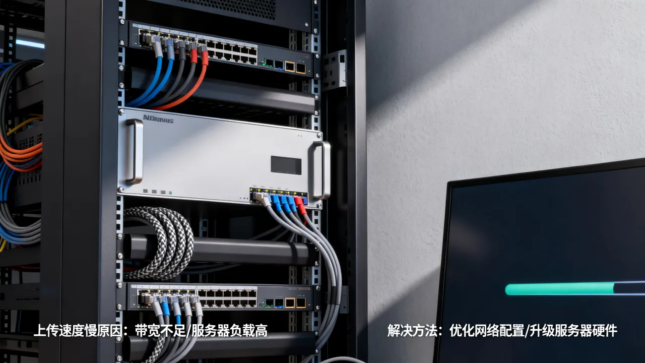 为什么服务器上传很慢，服务器上传速度慢怎么解决？