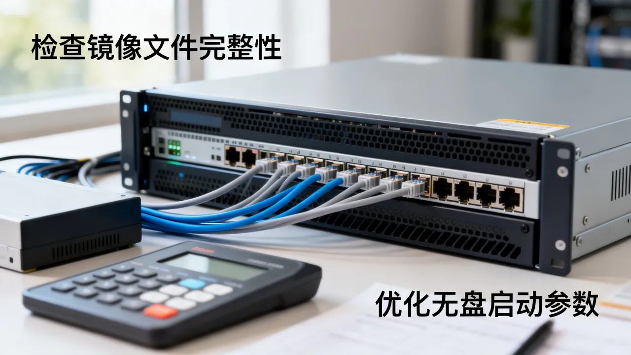 网维服务器卡镜像怎么办，无盘启动慢如何解决？