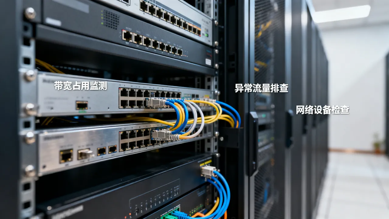 服务器宽带占用很大怎么办？如何排查带宽异常消耗？