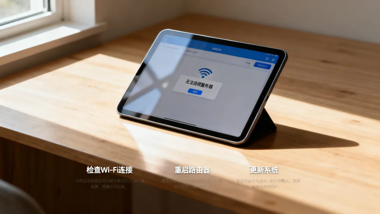 为什么iPad联系不上服务器，iPad无法连接服务器怎么办