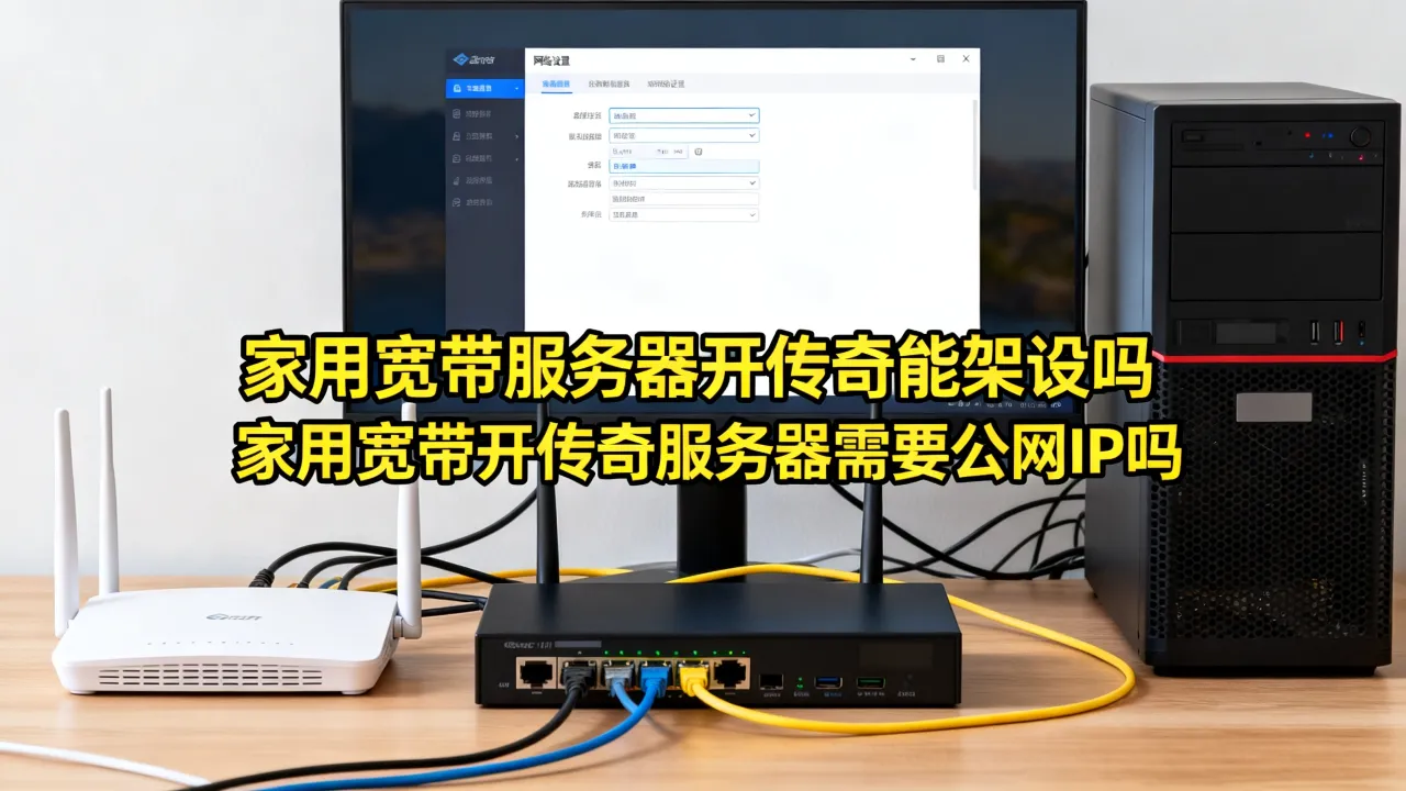 家用宽带服务器开传奇能架设吗，家用宽带开传奇服务器需要公网IP吗