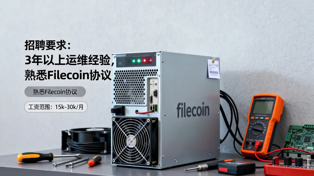 Filecoin服务器运维招聘要求高吗，矿机运维招聘工资多少