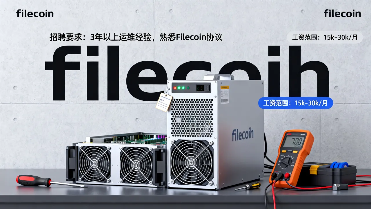 Filecoin服务器运维招聘要求高吗，矿机运维招聘工资多少