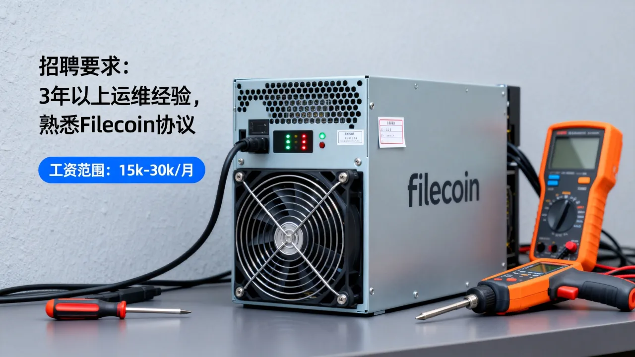 Filecoin服务器运维招聘要求高吗，矿机运维招聘工资多少