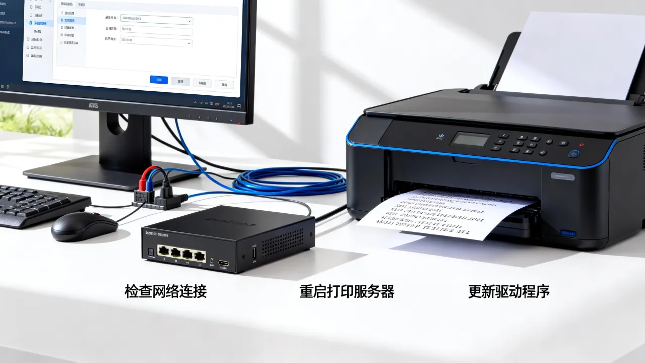 为什么打印服务器乱码，如何解决网络打印乱码故障？