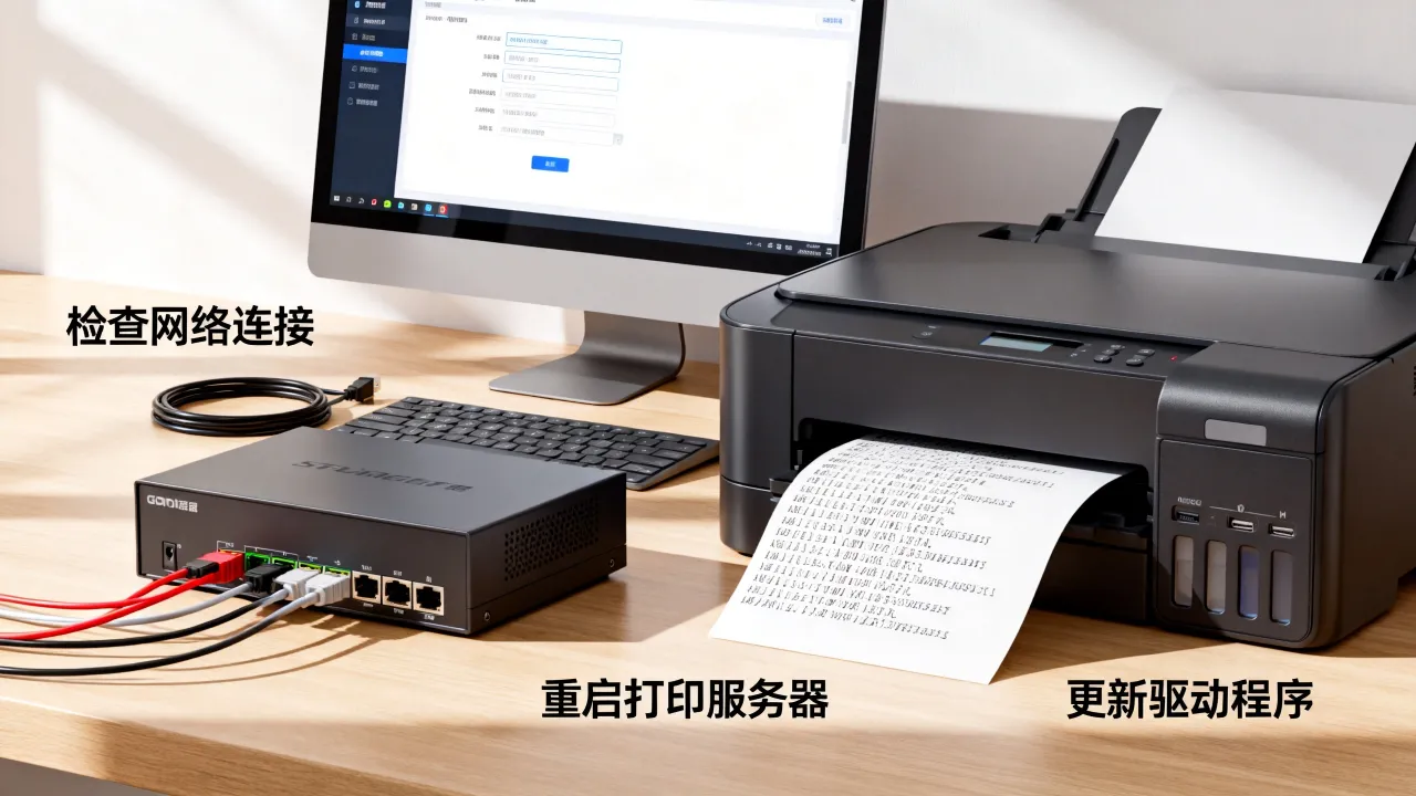 为什么打印服务器乱码，如何解决网络打印乱码故障？