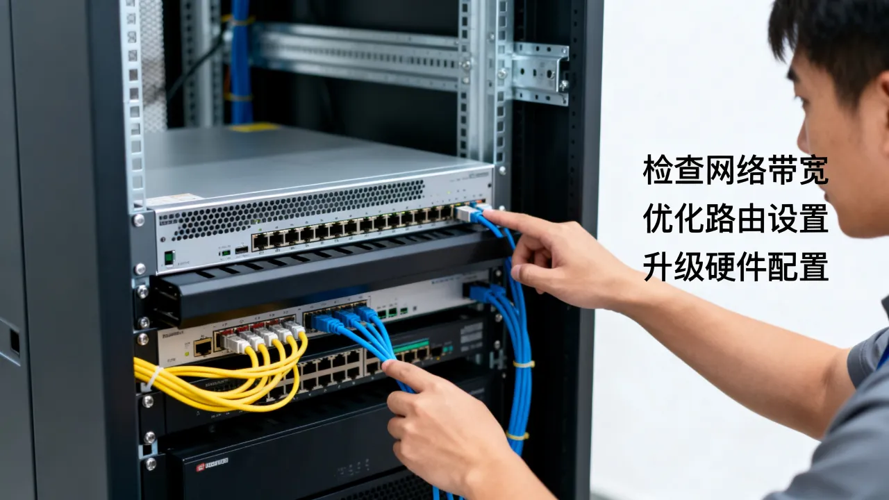 服务器上如何加快网速，服务器网络延迟高怎么解决