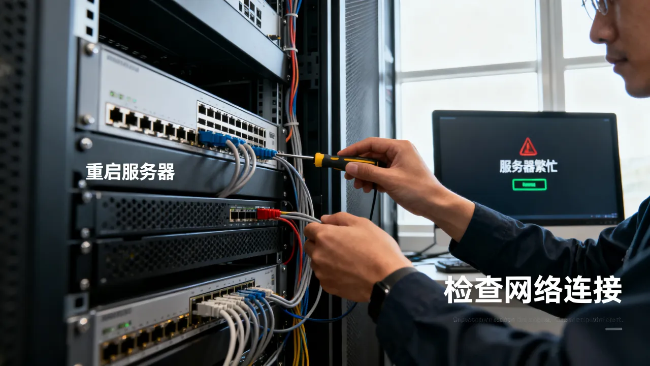 为什么总是服务器繁忙,服务器繁忙怎么解决