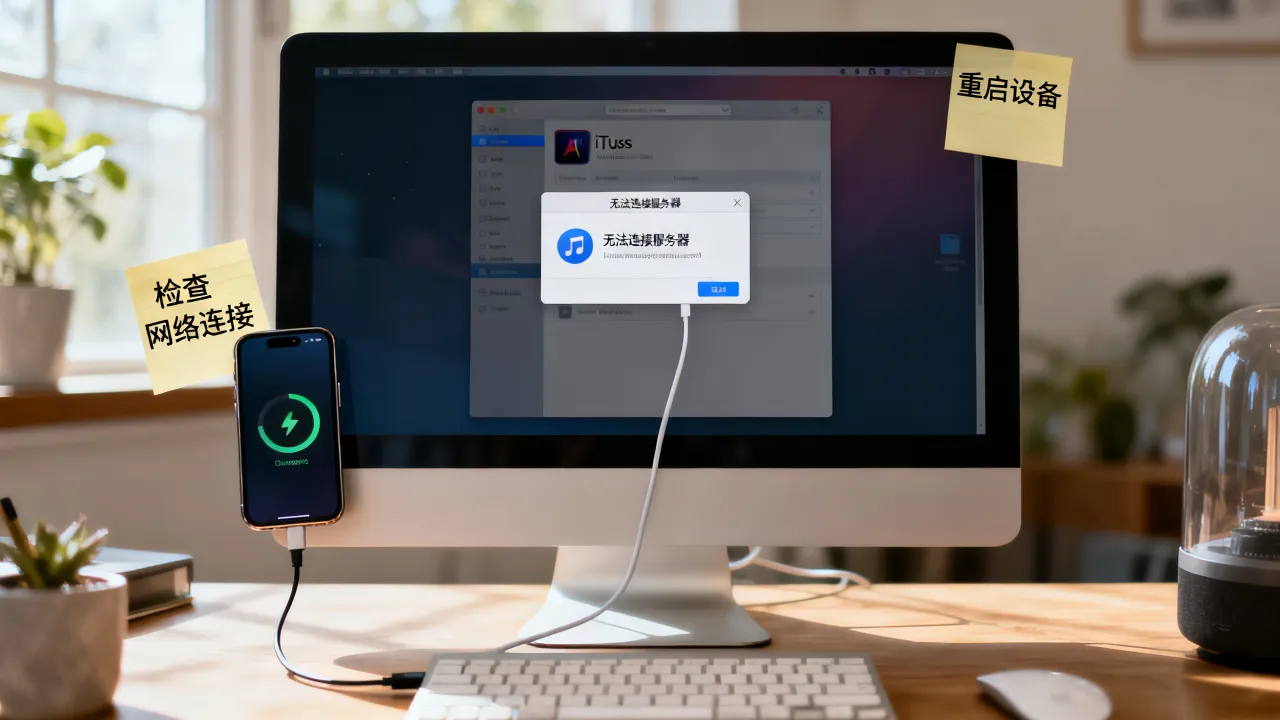 itunes为什么无法连接服务器，服务器连接失败如何快速解决？