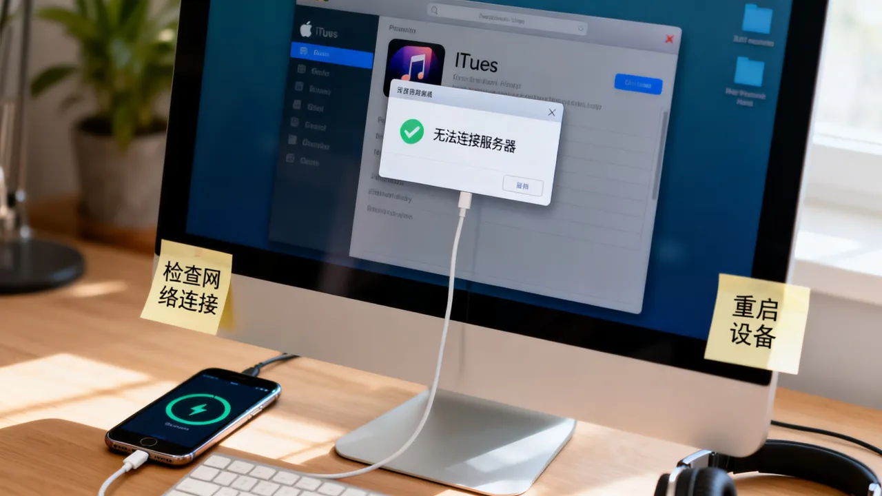 itunes为什么无法连接服务器，服务器连接失败如何快速解决？