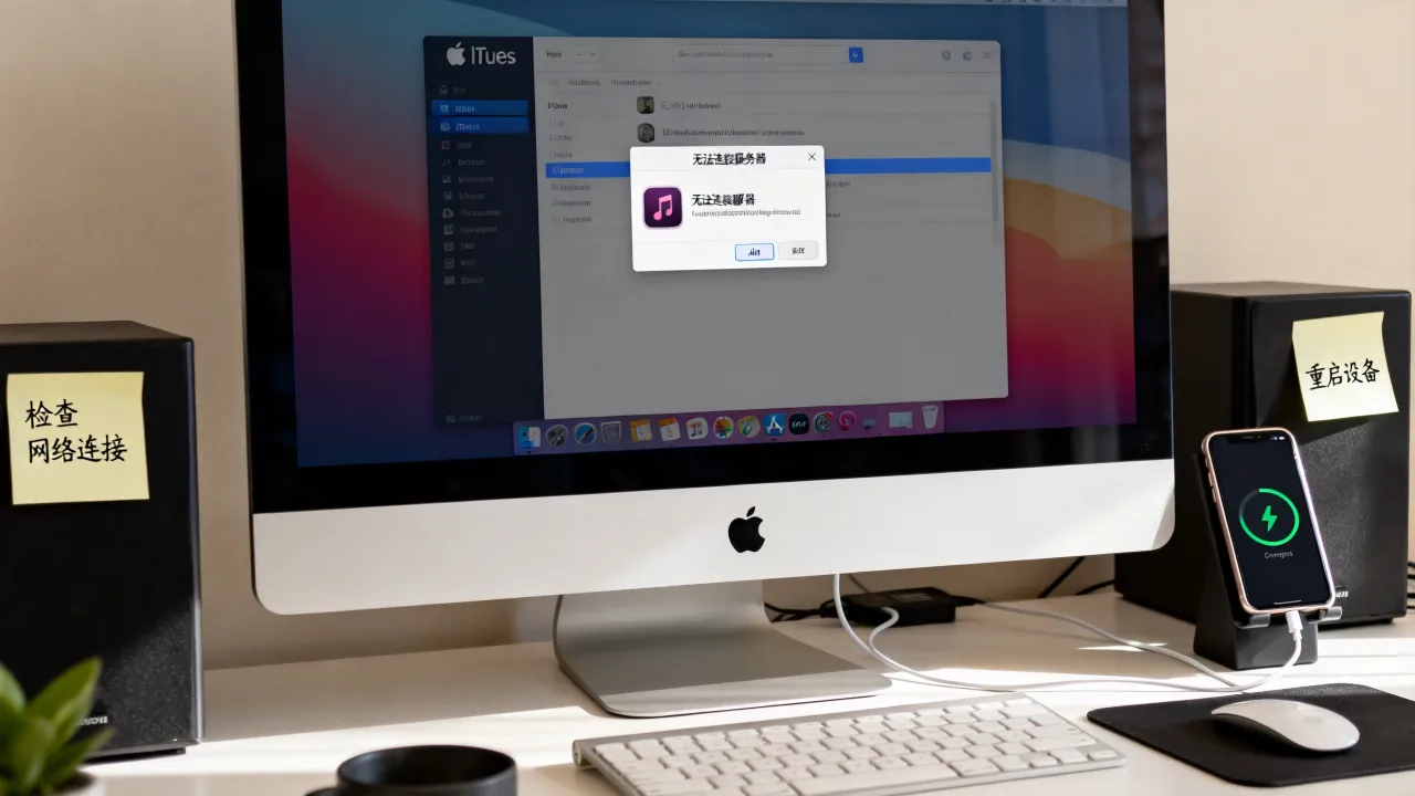 itunes为什么无法连接服务器，服务器连接失败如何快速解决？