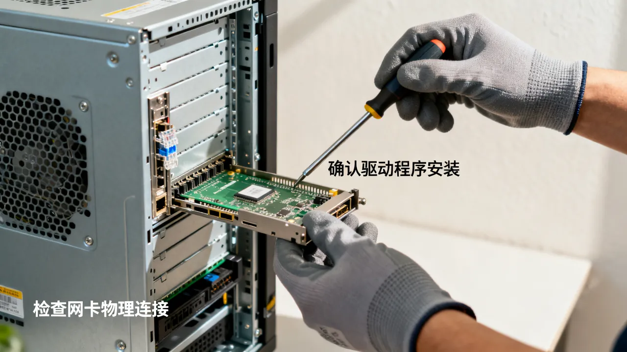 为什么服务器网卡不识别，服务器网卡不识别怎么办？