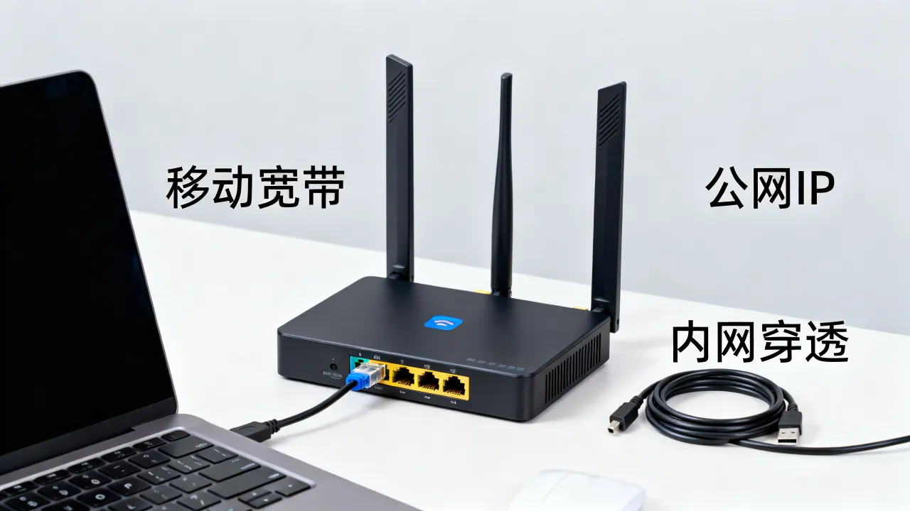 移动宽带远程没服务器怎么办，没有公网IP如何内网穿透？
