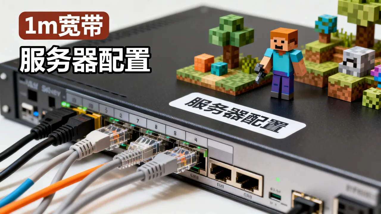 我的世界服务器1m宽带是什么概念？，1m宽带够用吗？
