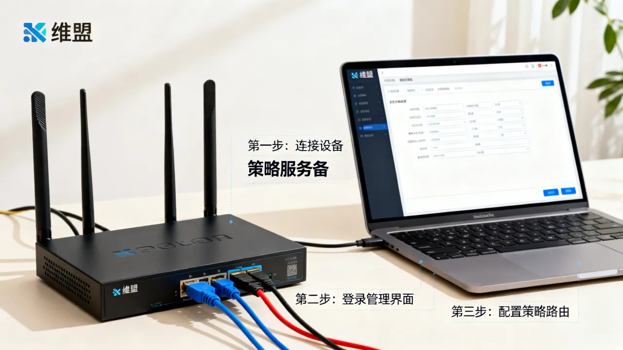 维盟路由器策略服务器怎么设置？策略路由配置详细步骤