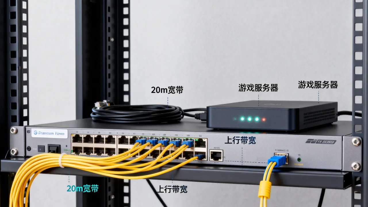 20m宽带游戏服务器能搭建吗，需要多大上行带宽