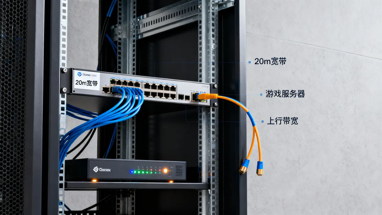 20m宽带游戏服务器能搭建吗，需要多大上行带宽