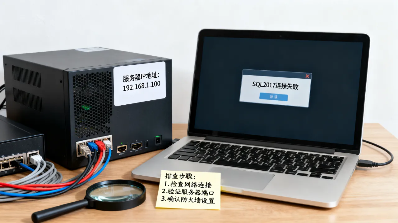 SQL2017为什么收不到服务器？连接失败的排查方法详解，数据库远程连接故障解决方案