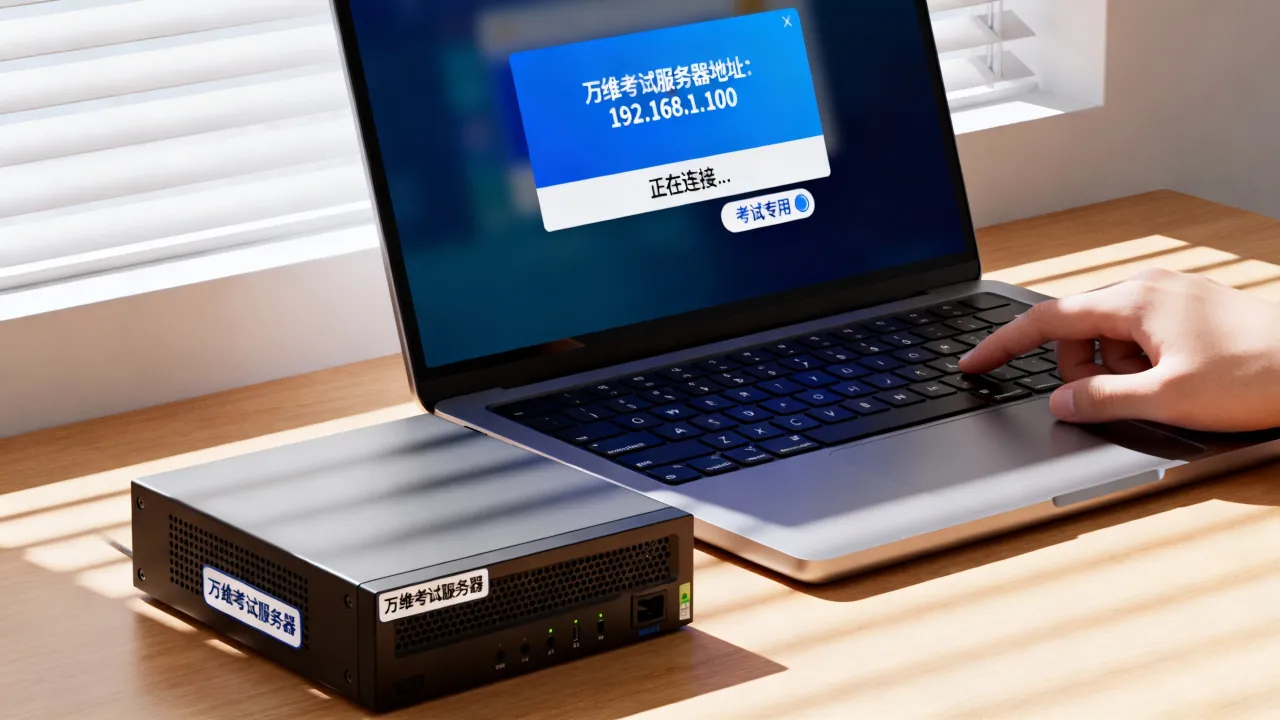 万维考试服务器地址是多少，怎么快速找到并连接？