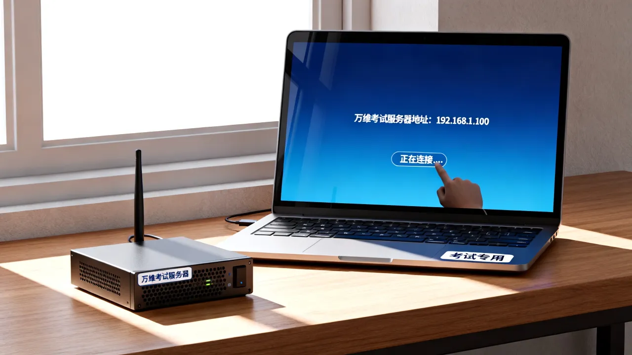 万维考试服务器地址是多少，怎么快速找到并连接？