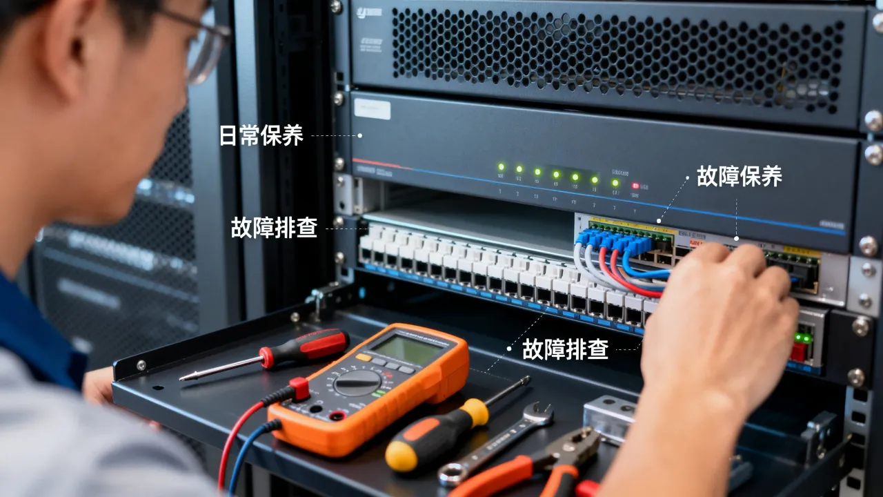 宽带服务器维护难吗?如何日常保养和故障排查