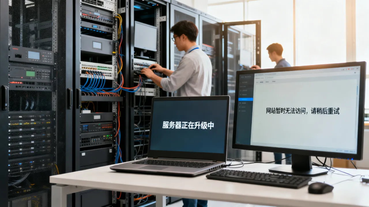 为什么服务器正在升级，服务器升级期间网站打不开怎么办
