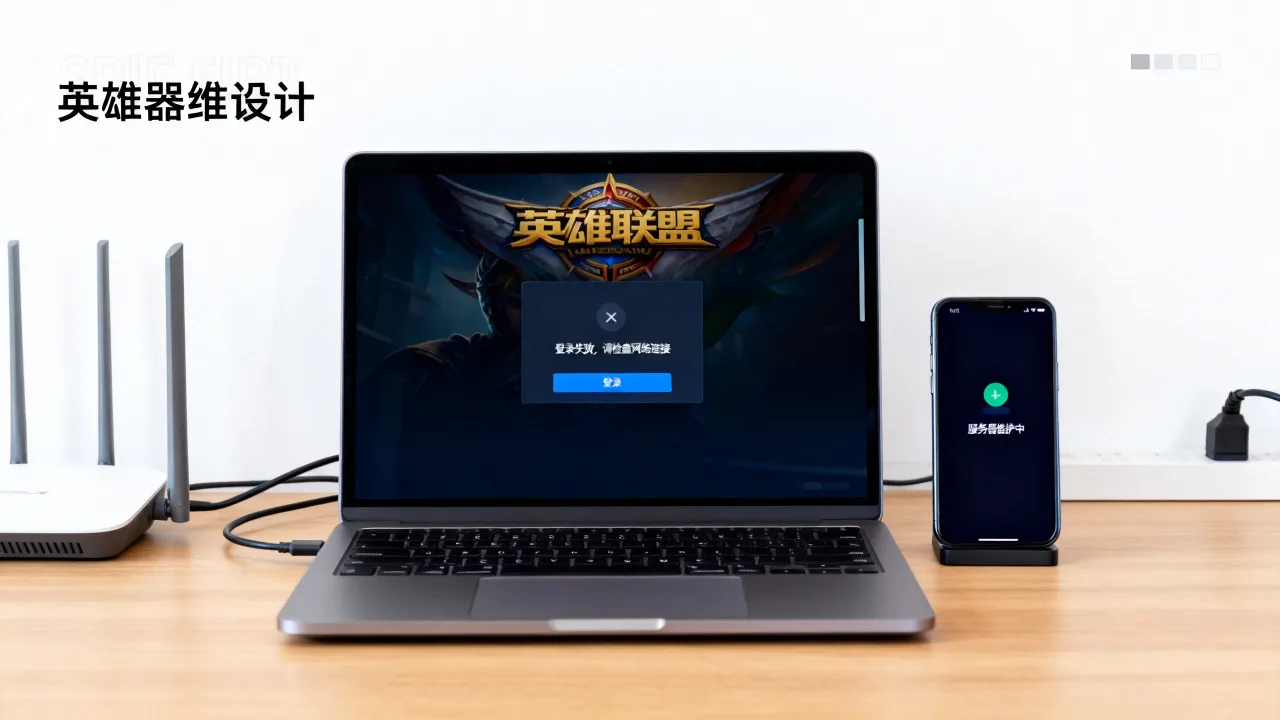 为什么lol服务器登录错误，英雄联盟登录不上去怎么办？