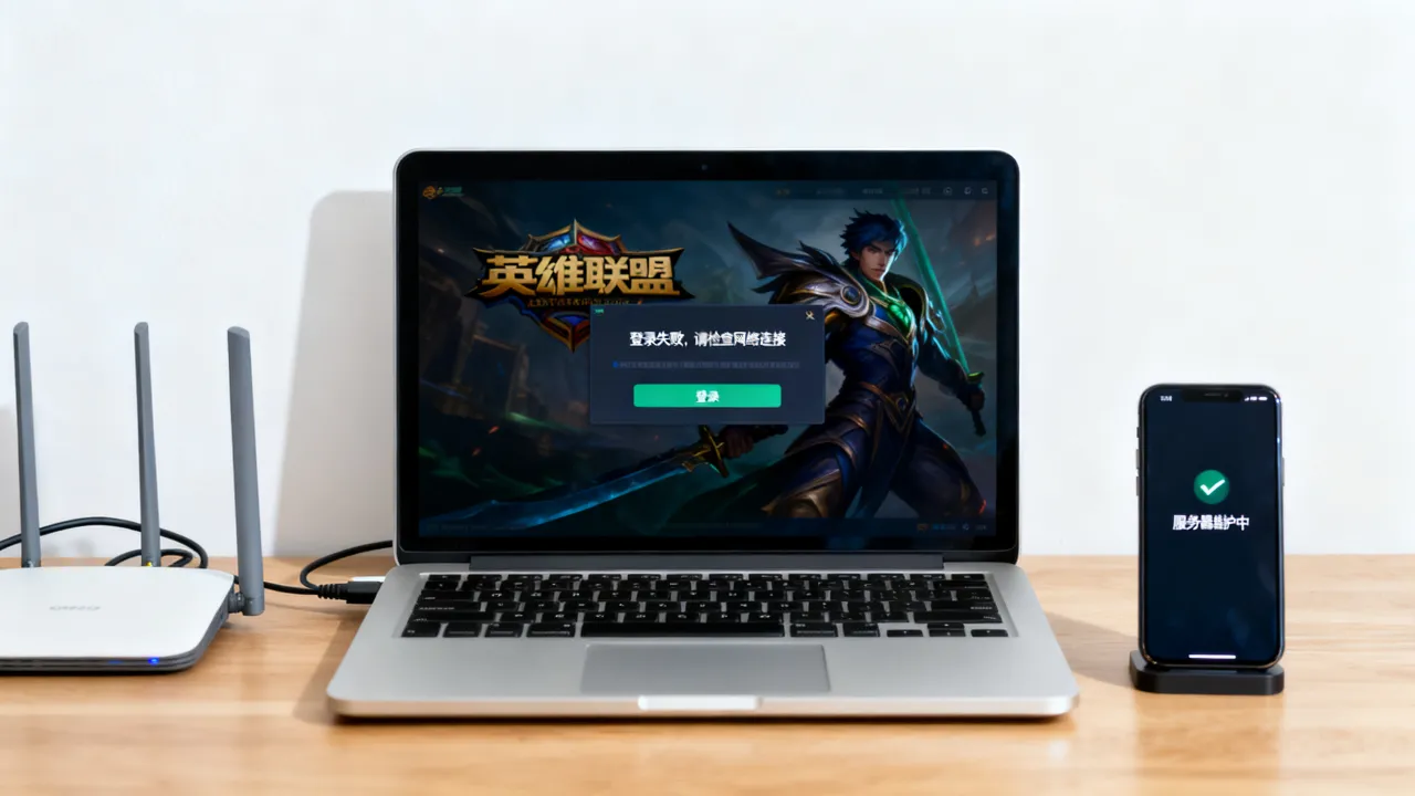 为什么lol服务器登录错误，英雄联盟登录不上去怎么办？