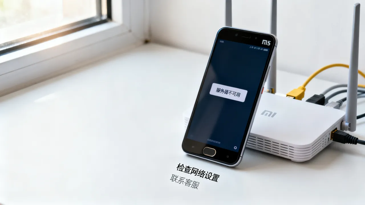 为什么小米5无服务器，服务器不可用怎么办