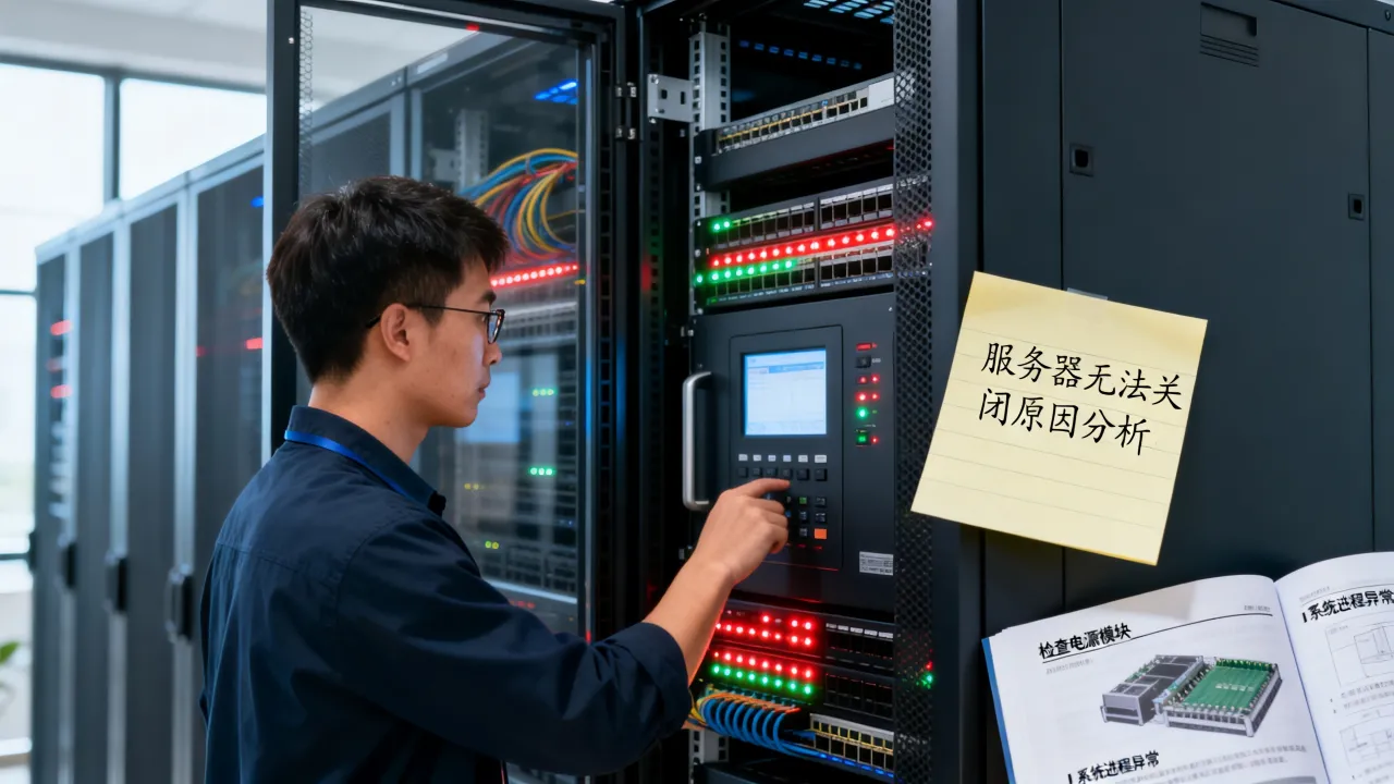 为什么服务器关不了，服务器无法关闭是什么原因怎么解决