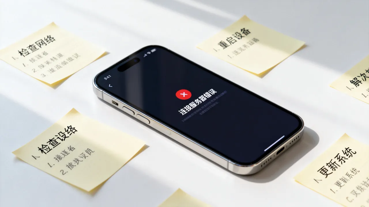 苹果id为什么链接服务器错误，苹果id连接服务器失败怎么解决？