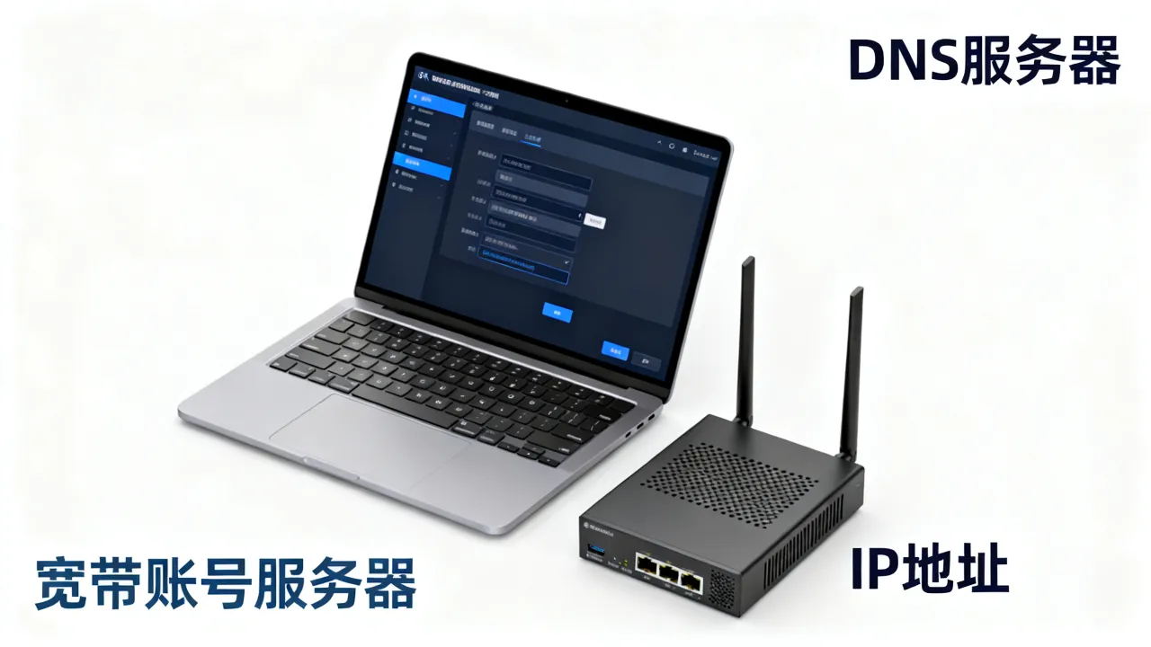 提供宽带账号的服务器是什么，宽带账号服务器怎么查