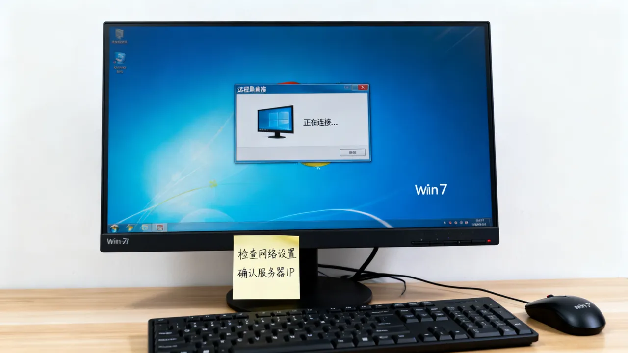 为什么win7远程不了服务器未响应？win7远程桌面连接服务器无响应怎么办