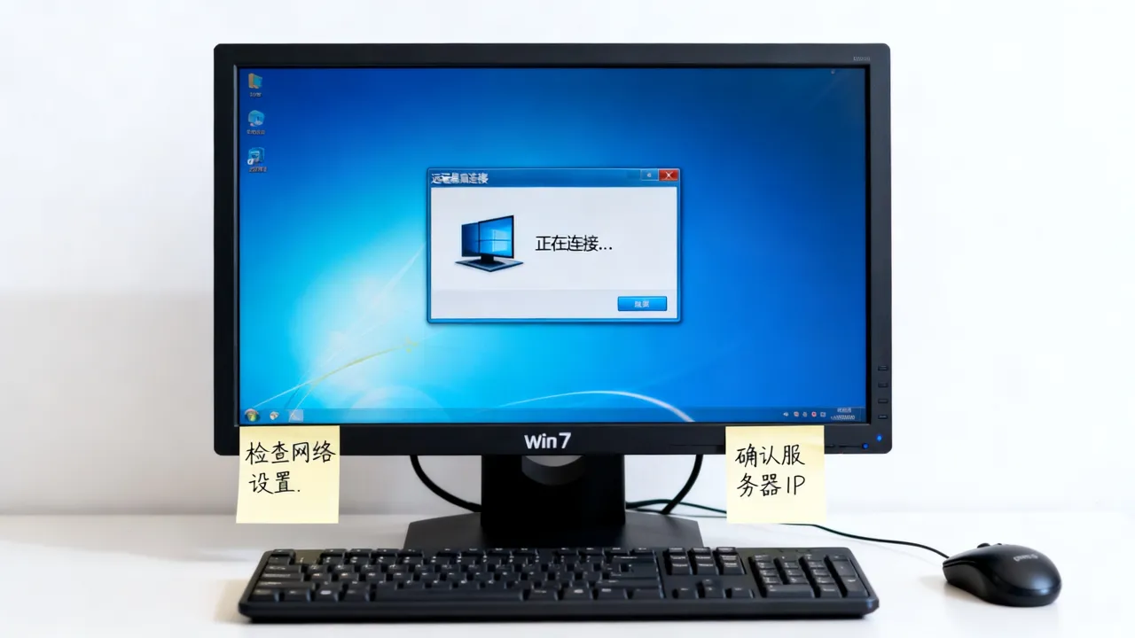为什么win7远程不了服务器未响应？win7远程桌面连接服务器无响应怎么办