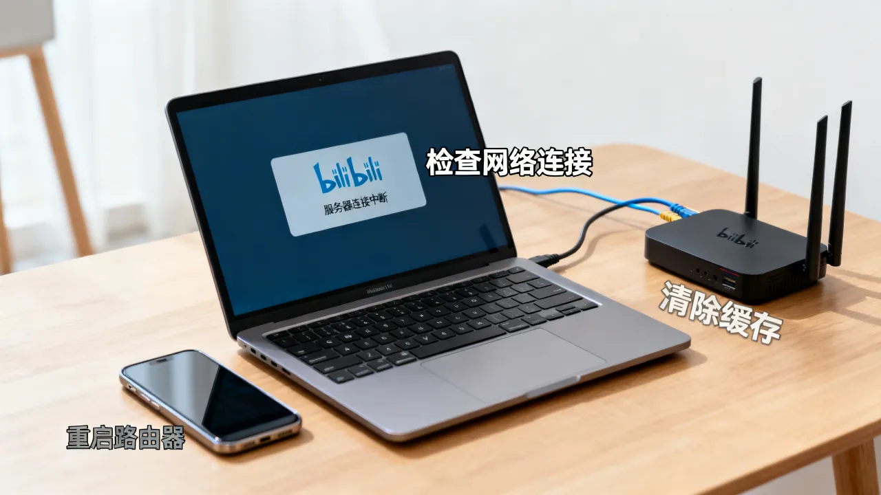 bilibili服务器连接中断怎么办，链接终端修复方法