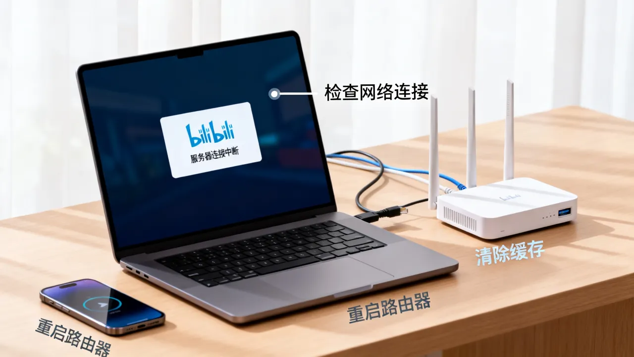 bilibili服务器连接中断怎么办，链接终端修复方法