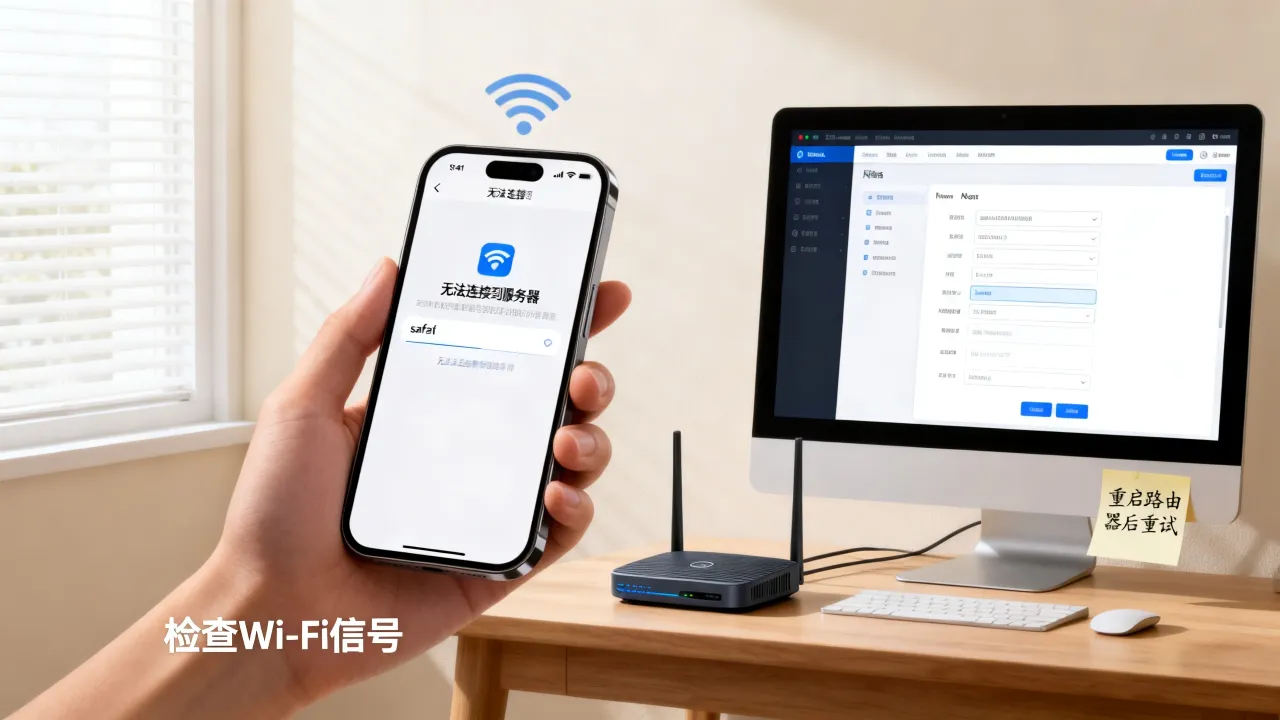 为什么找不到safari服务器，safari找不到服务器怎么办？
