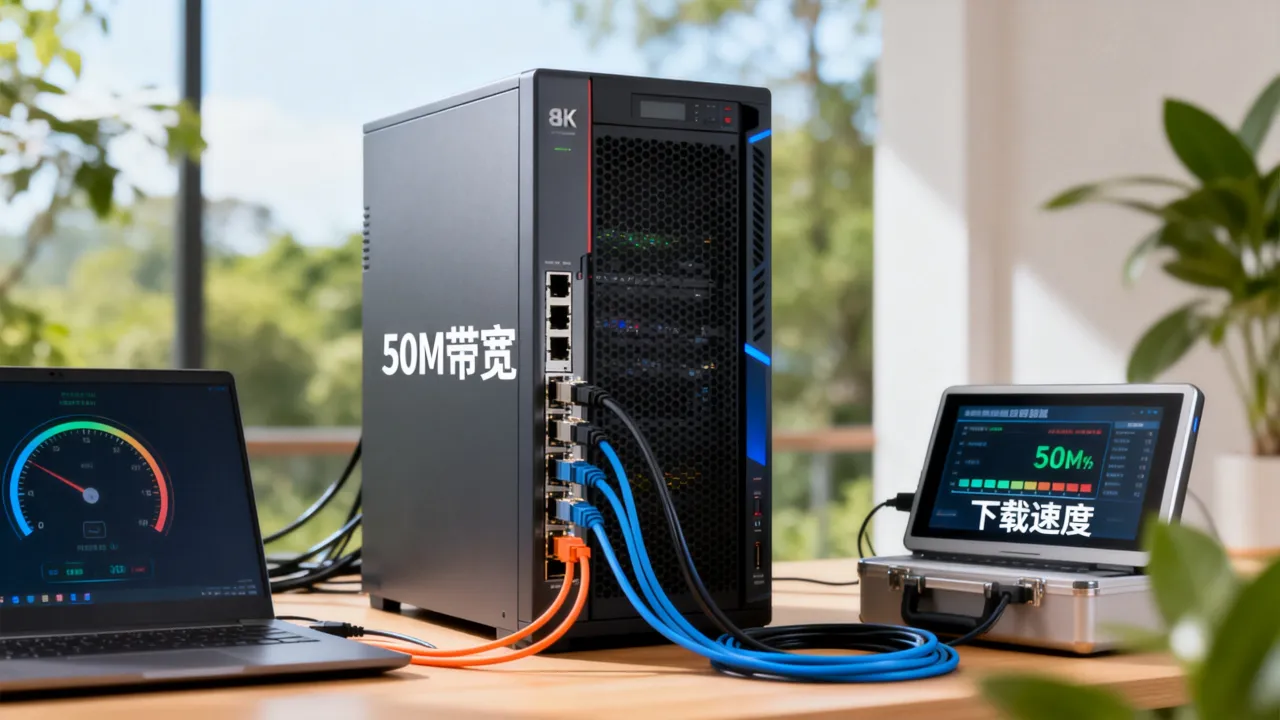 服务器50m带宽网速够用吗，50M服务器带宽下载速度多少