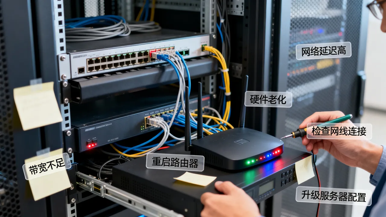 服务器上网速度慢是什么原因，服务器网速慢怎么解决