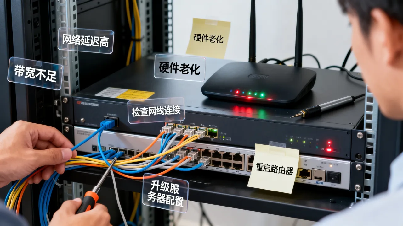 服务器上网速度慢是什么原因，服务器网速慢怎么解决