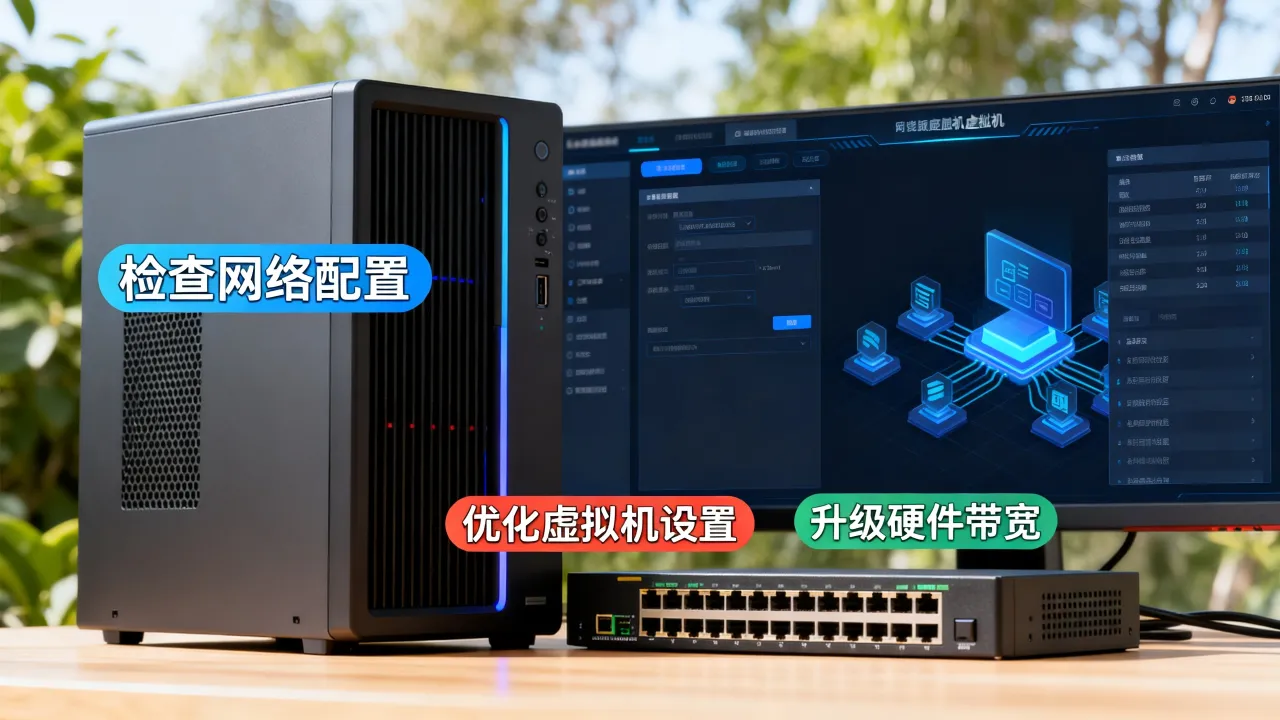 虚拟机跑服务器网速慢怎么办，虚拟机服务器网速慢怎么解决
