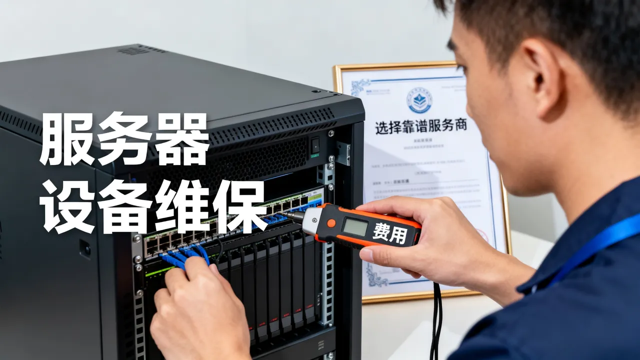 服务器设备维保怎么做？费用多少，如何选择靠谱服务商