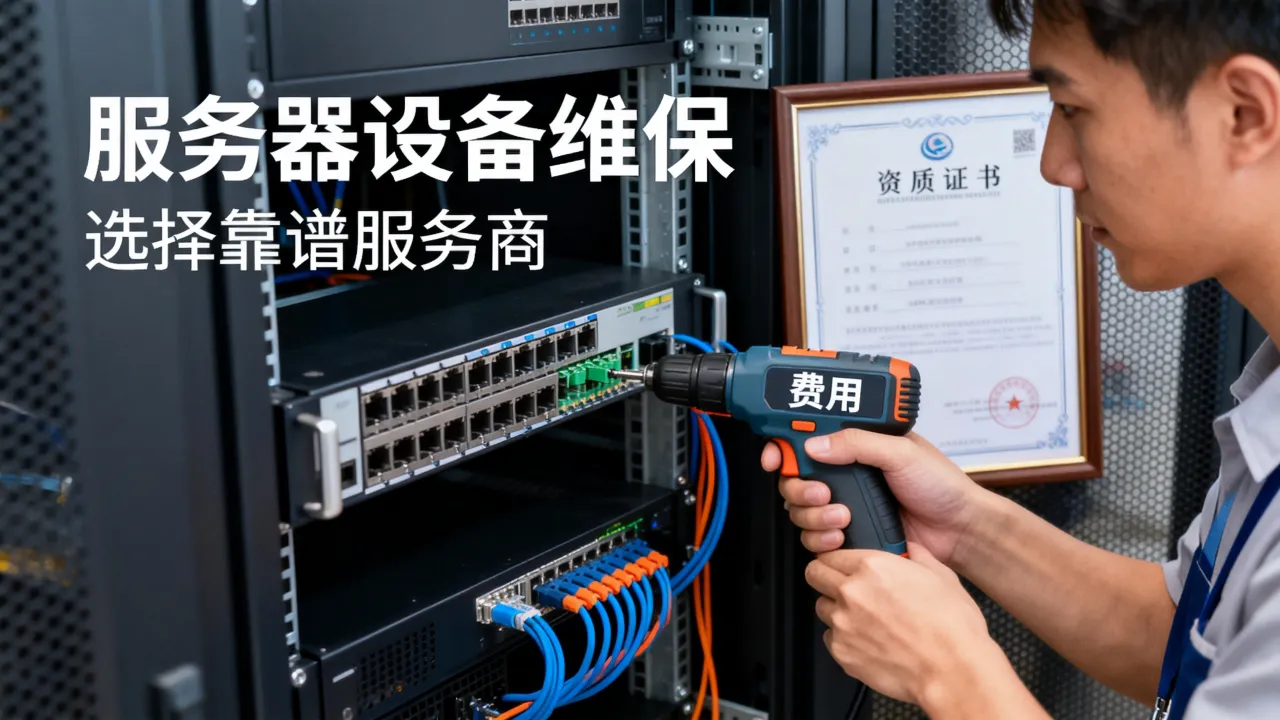 服务器设备维保怎么做？费用多少，如何选择靠谱服务商